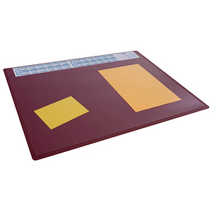 DURABLE Schreibtischunterlage Kunststoff rot von Durable