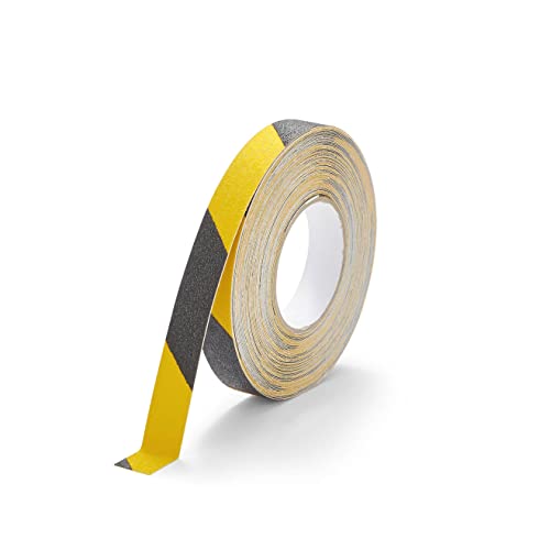 Durable Antirutschband standard DURALINE GRIP color, 25 mm x 15 m, zur Sicherung von Treppen, Rampen etc., gelb/schwarz, 1081130 von Durable