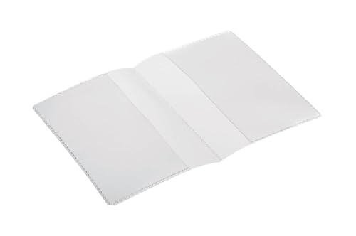 Durable Schutz- und Ausweishülle, Doppelhülle für Dokumente DIN A7 (148 x 105 mm), 10 Stück, transparent, 213819 von Durable