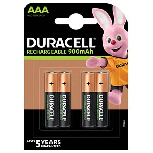 4 DURACELL Akkus PreCharged Micro AAA 900 mAh von Duracell