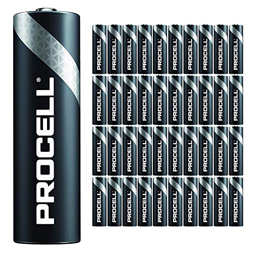 Duracell 40er-Pack – Procell AA-Batterien | 1,5-V-Alkalibatterie mit industrieller Leistung | Für den Einsatz zu Hause oder im Büro | Aktionspaket für Auto-Lufterfrischer | Zuverlässige, lang anhalten von Duracell