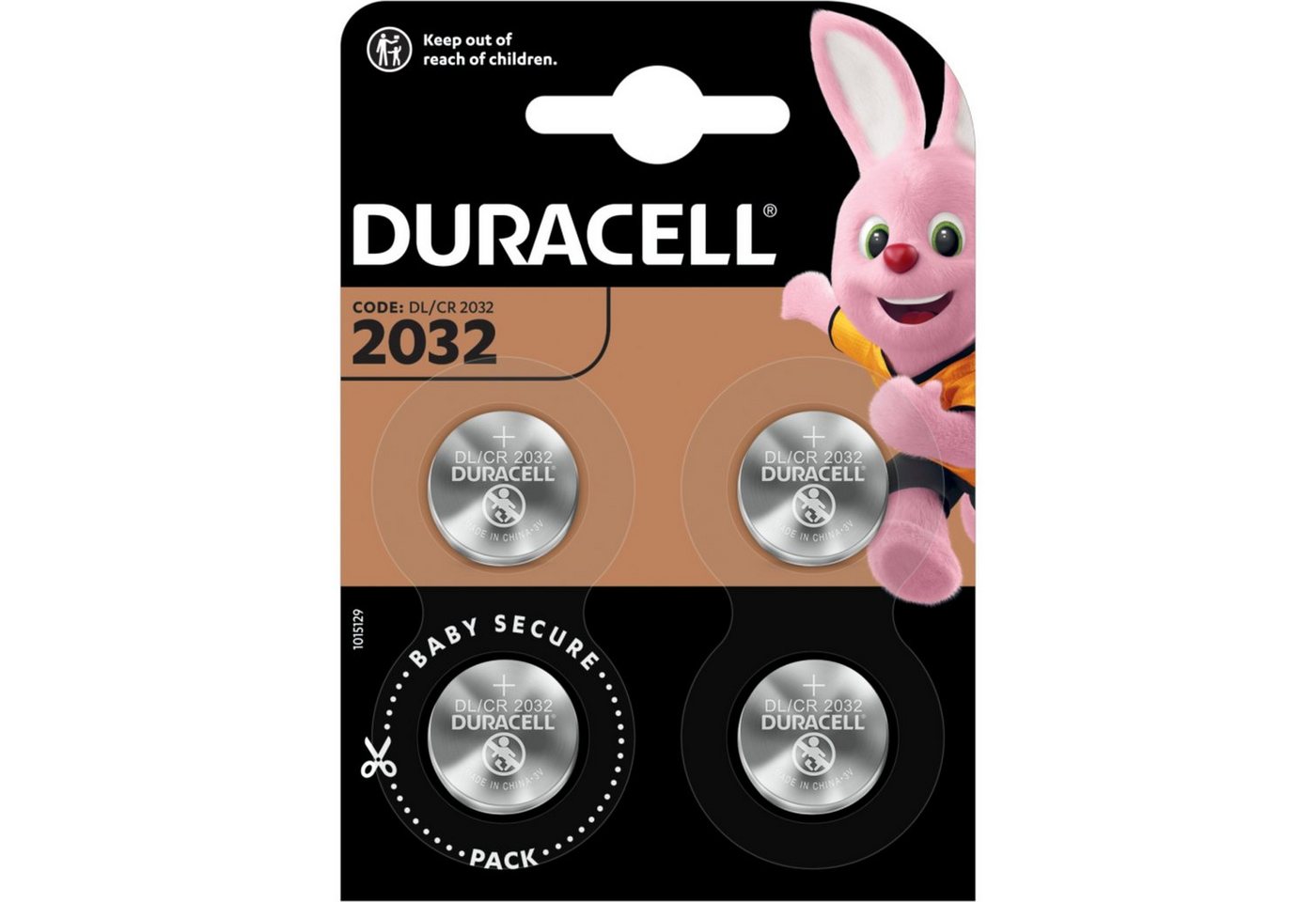 Duracell Duracell CR2032 Lithium-Knopfzelle 3V, Batterie, Batterie von Duracell