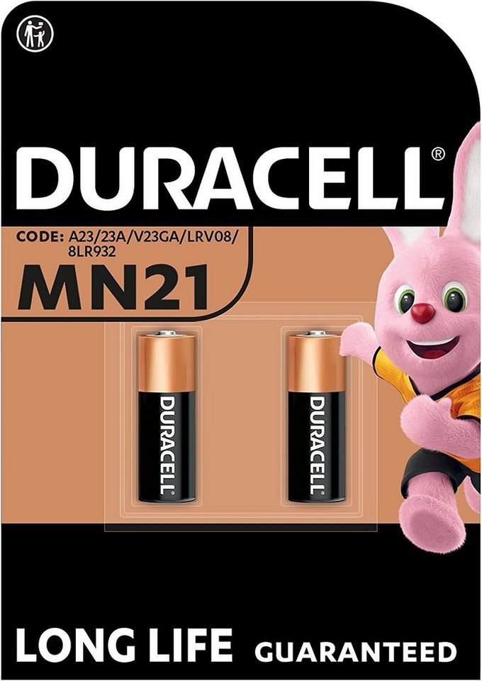 Duracell Duracell Specialty Alkaline Batterie MN21 12 V (2er Blister) Batterie von Duracell