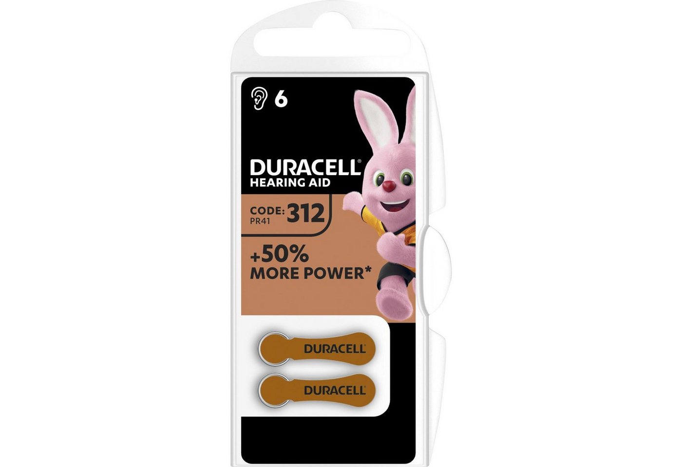 Duracell Hearing Aid 312 Batterie von Duracell