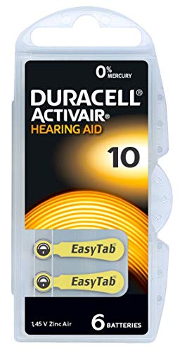 PILA BOTTONE HEARING AID Pz.6 DA10 DURACELL PILA BOTTONE HEARING AID Pz.6 DA10 DURACELL von Duracell