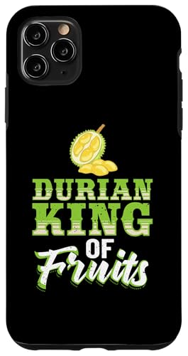 Hülle für iPhone 11 Pro Max Durian Fruit Lustiges asiatisches tropisches Essen von Durian Fruit