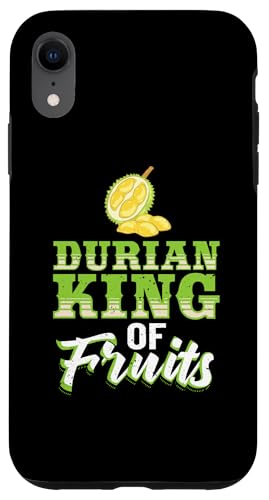 Hülle für iPhone XR Durian Fruit Lustiges asiatisches tropisches Essen von Durian Fruit