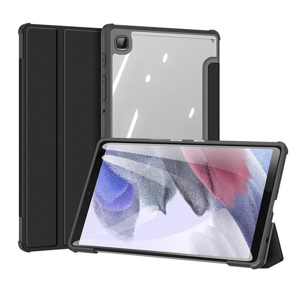 Dux Ducis Tablet-Hülle Toby Eco-Leather Tablet-Ledertasche Schale Cover für Samsung Galaxy Tab A7 Lite (T220) mit Smart-Sleep Funktion Wake-Up Stifthalter Schutzhülle Schwarz von Dux Ducis