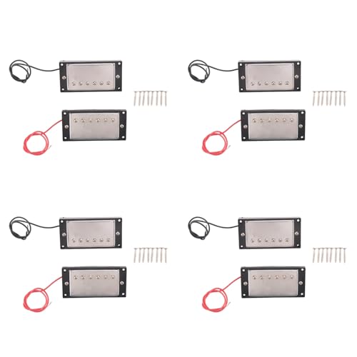 Dxoniislh 8X Humbucker Doppel Spulen Tonabnemer Hals und Steg Kompatibel mit LP Stil Elektrisch Gitarre für Gitarren Teile Set von Dxoniislh