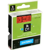 Dymo Originalband 45017  schwarz auf rot  12mm x 7m von Dymo