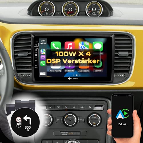 DYNAVIN Android Autoradio Navi für VW Beetle 2012-2018, 9 Zoll OEM Radio mit Wireless Carplay und Android Auto | Head-up Display | Inkl. DAB+: D9-36 Premium Flex von Dynavin