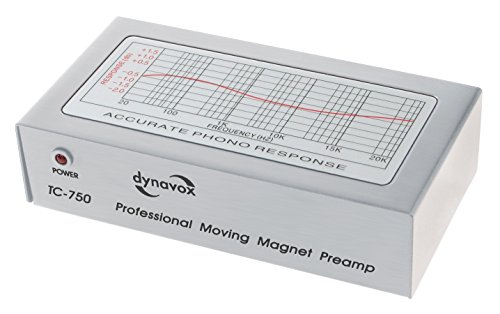Vorverstärker Phono Dynavox MM Systeme TC 750 Silber von Dynavox