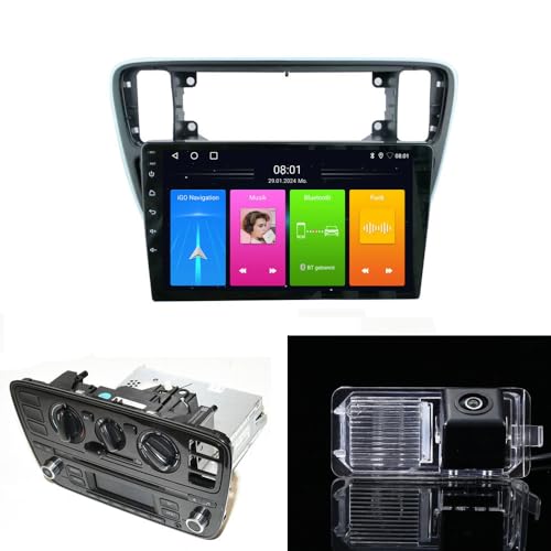 Android Autoradio 9 Zoll Bildschirm + Einparkhilfe Nachtsicht HD Rückfahrkamera Ersatz für Seat MII/Skoda Citigo E-Citigo/VW UP! e-up!/Seat MII/e-MII/Seat Ibiza IV 4 Sportcoupe 6J 6J1 6J5 6P1 6P5 von Dynavsal