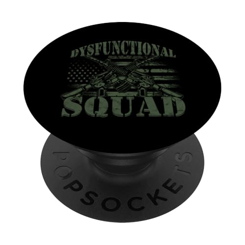 Dysfunktionaler Veteran PopSockets Klebender PopGrip von Dysfunctional Veteran Gifts for Men