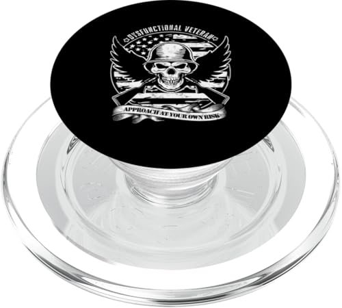 Dysfunktionaler Veteran PopSockets PopGrip für MagSafe von Dysfunctional Veteran Gifts for Men