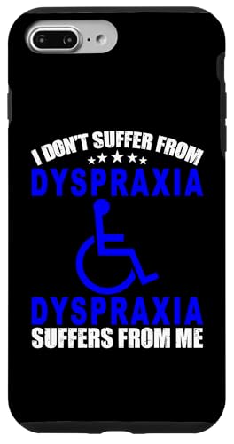 Hülle für iPhone 7 Plus/8 Plus Dyspraxia Awareness Blue Ribbon Support Zitat Familie Freunde von Dyspraxia Awareness Products (Lwaka)