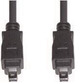 e+p CC 400 - FireWire 400 (IEEE 1394/IEEE 1394a) - 4-p - 4-p - Schwarz - M�nnlich/M�nnlich - 400 Mbit/s (CC 400) von E+P