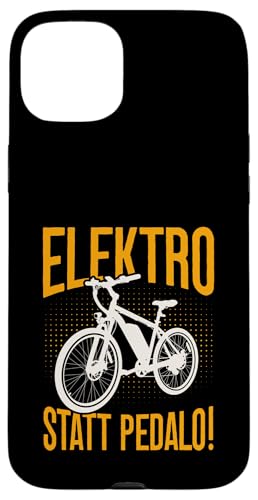 Elektro Statt Pedalo Elektrofahrrad Radfahrer E-Bike Hülle für iPhone 15 Plus von E-Bike Fahrer Radsport Fahrradfahrer Geschenkidee