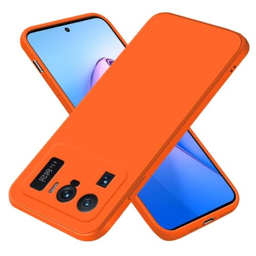 EASSGU Hülle für Xiaomi MI 11 Ultra (6.81" Inches), Weiche TPU Silikon Hülle - Orange von EASSGU