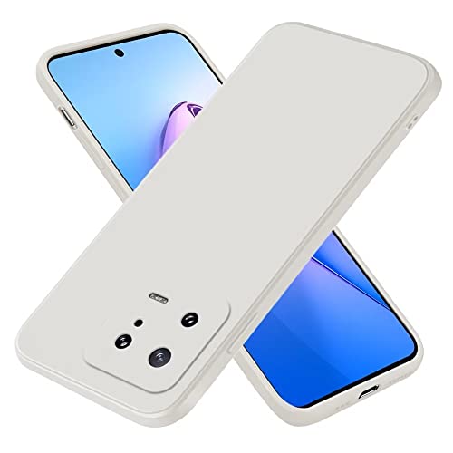 EASSGU Hülle für Xiaomi MI 13 (6.36" Inches), Weiche TPU Silikon Hülle - Altweiß von EASSGU