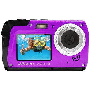 EASYPIX® W3048 EDGE Unterwasserkamera lila 13,0 Mio. Pixel von EASYPIX®
