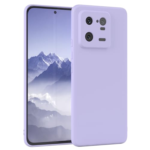 EAZY CASE - Silikonhülle für Xiaomi 13 Pro Hülle Silikon Case Lila weich stoßfeste Handyhülle Xiaomi 13 Pro Schutzhülle mit Kameraschutz Dünn Premium Schutz Cover TPU Phone Bumper Lavendel Violett von EAZY CASE