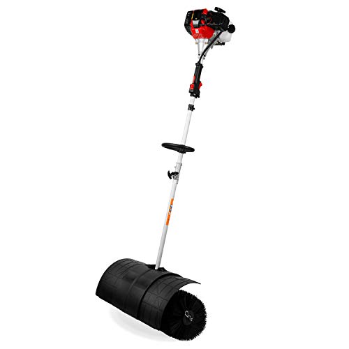 EBERTH Kehrmaschine Motorbesen Kehrbesen Benzin 3PS, 2-Takt Motor, 52ccm, mit Tragegurt, Inkl 2x 30cm Kehrwalze, Kehrbreite 60cm, Stufenloser Gashebel am ergonomischen Griff, Schutzabdeckung an Walze EBERTH Kehrmaschine Motorbesen Kehrbesen Benzin 3PS, 2-Takt Motor, 52ccm, mit Tragegurt, Inkl 2x 30cm Kehrwalze, Kehrbreite 60cm, Stufenloser Gashebel am ergonomischen Griff, Schutzabdeckung an Walze von EBERTH