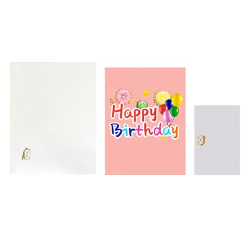 3D Ballon Grußkarte Einzigartige Popup Grußkarte Zum Geburtstag Danksagungskarte Mit Umschlag Kleines Kartenset Geburtstagskarte von ECMQS