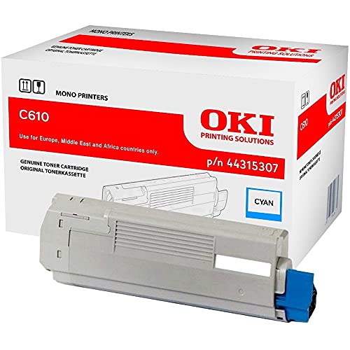 ECOPRO - Original Toner für OKI C610 - Cyan - 6.000 Seiten A4 - Code 44315307 von ECOPRO