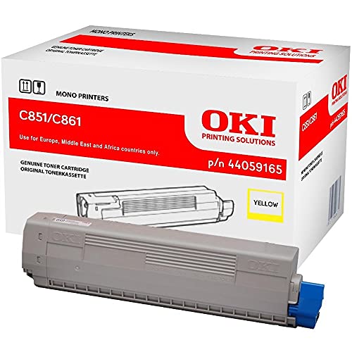 ECOPRO - Original Toner für OKI MC851 MC861 - Gelb - 7.300 Seiten A4 - Code 44059165 von ECOPRO