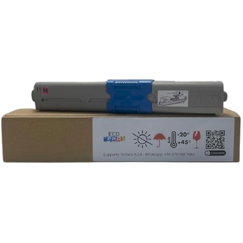 ECOPRO - Rebuilt Toner für OKI C510 C530 MC561 C511 C531 MC562 n dn dn dnw - Magenta - 5.000 Seiten A4 - Code 44469723 von ECOPRO