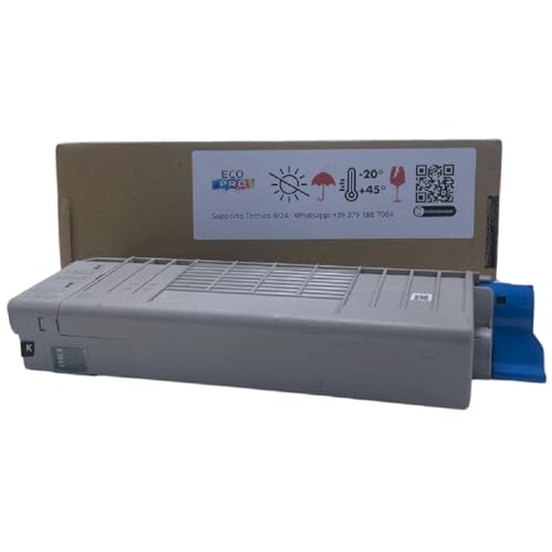 ECOPRO - Wiederaufbereiteter Toner für OKI C712 C712dn C712n C 712 n dn - Schwarz - 11.000 Seiten A4 - COD 46507616 von ECOPRO