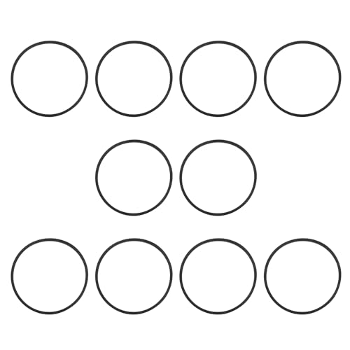 ECSiNG Vergaser-Dichtung, O-Ring, 43 mm Innendurchmesser, 46,2 mm Außendurchmesser, Gummi, Rasenmäher, Vergaserdichtung, kompatibel mit Briggs & Stratton 693981 280492, 10 Stück von ECSiNG