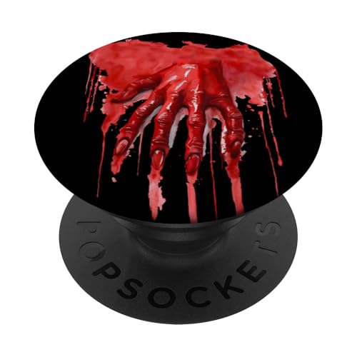 Scratching Bloody Hand - Halloween 1 - Spaß für Fans PopSockets mit austauschbarem PopGrip von EDDArt