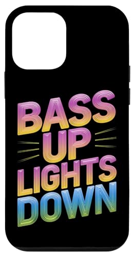 Hülle für iPhone 12 mini Rave Techno DJ Bass Up, Licht aus von EDM House Electronic Music Festival Men Women Tees