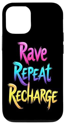 Hülle für iPhone 13 Rave Repeat Recharge Techno DJ von EDM House Electronic Music Festival Men Women Tees