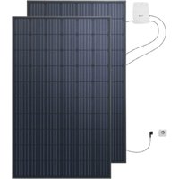 EET Solar LightMate Naked Plus - Balkonkraftwerk ohne Halterung (2x 430Wp) - Schwarz von EET Solar