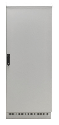 19" Netzwerkschrank 42HE 800x1000, IP55 -- mit vormontiertem Sockel, RAL7035 von EFB ELEKTRONIK