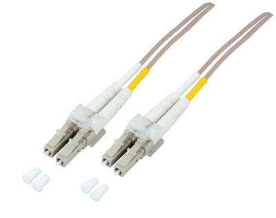 Duplex Jumper LC-LC 50/125µm, OM2, LSZH -- armiert, grau, 3.0mm, 2m von EFB ELEKTRONIK