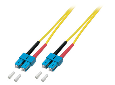 Duplex Patchkabel SC-SC OS2 G652D -- 10m LSZH 3mm gelb von EFB ELEKTRONIK