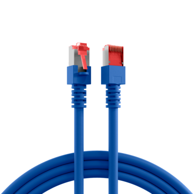 RJ45 Patchkabel Cat.6 S/FTP LSZH -- blau 0,15m von EFB ELEKTRONIK