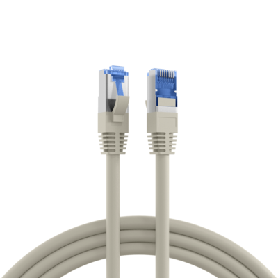 RJ45 Patchkabel Cat.6A S/FTP TPE -- Cat.7 Rohkabel superflex grau 30m von EFB ELEKTRONIK