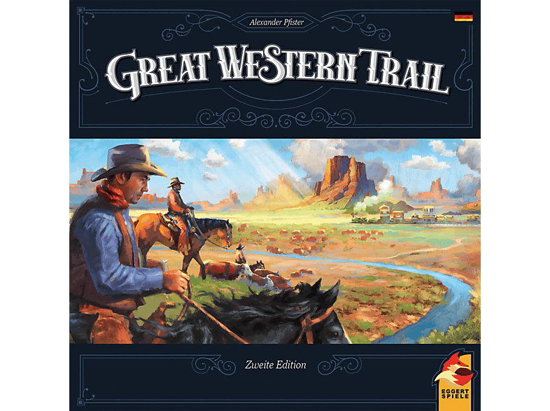 EGGERTSPIELE Great Western Trail (Second Edition) Kennerspiel Mehrfarbig von EGGERTSPIELE