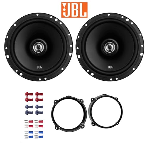 JBL Stage1 621F Lautsprecher mit Einbauset passend für Alfa Romeo 159 (939) 2005-2012 Türen vorne/hinten 350W 165mm 2 Wege Koax von EHO