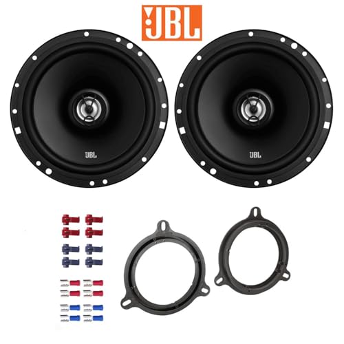 JBL Stage1 621F Lautsprecher mit Einbauset passend für Dacia Logan ab 2012 Türen vorne 350W 165mm 2 Wege Koax von EHO