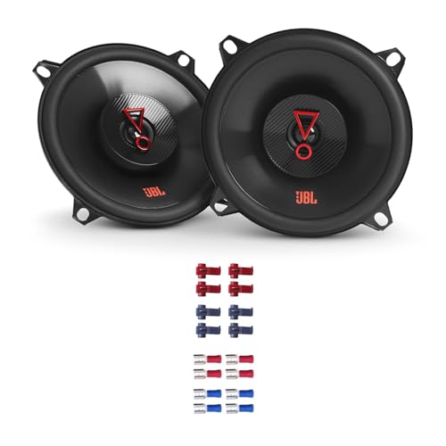 JBL Stage3 527F Auto Lautsprecher Boxen 400 Watt 13 cm 2 Wege Koax passend für BMW 7er (E32) 1986-1994 Heckablage von EHO