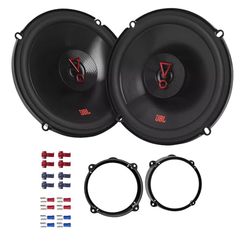 JBL Stage3 627F Lautsprecher mit Einbauset passend für Alfa Romeo 147 (937) 2000-2010 Türen vorne/hinten 450W 165mm 2 Wege Koax von EHO