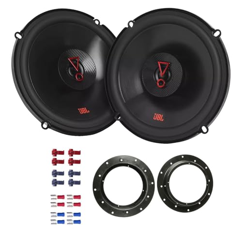 JBL Stage3 627F Lautsprecher mit Einbauset passend für VW Volkswagen T6 Transporter ab 2015 Türen vorne 450W 165mm 2 Wege Koax von EHO