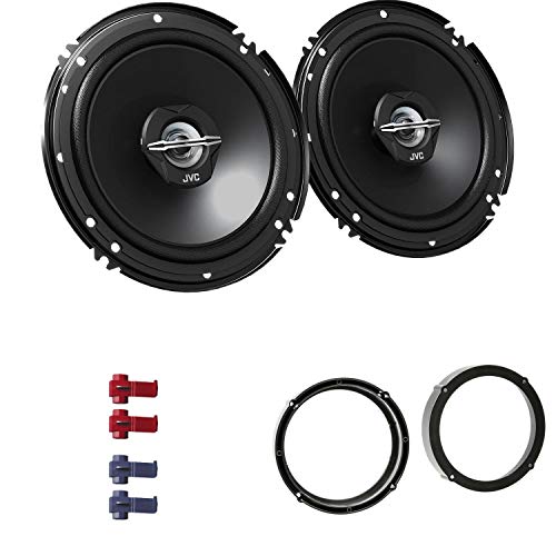 JVC CS-J620X Auto Lautsprecher 16,5 cm mit Einbauset passend für Skoda Citigo ab 2012 Türen vorne 600 W 165mm 2 Wege Koax von EHO