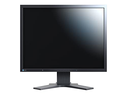 EIZO FlexScan S2133-BK 54 cm (21,3 Zoll) Monitor (DVI-D, D-Sub, USB 2.0 Hub, DisplayPort, 6 ms Reaktionszeit, Auflösung 1600 x 1200) schwarz von EIZO